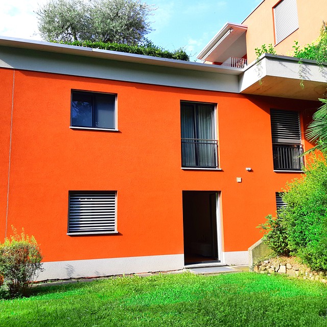 Лугано/Ровелло - 7,5-комнатная квартира с частичным видом на озеро и сад