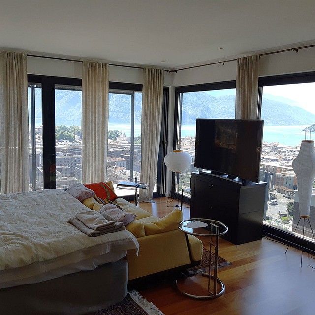 Lugano - 5.5-Zimmer-Penthouse mit Dachgarten und Seesicht