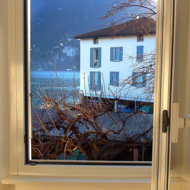 Lugano - Villa am See mit Anlegestelle