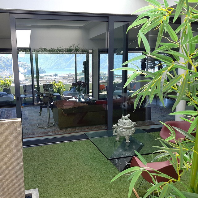 Lugano - 5.5-Zimmer-Penthouse mit Dachgarten und Seesicht