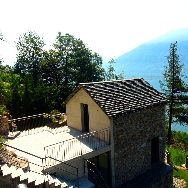 Brione - Villa with swimming pool and rustic house